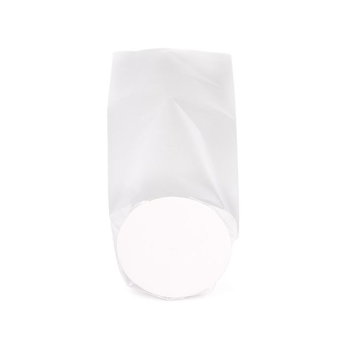 Plastic Bags round Bottom Frosted 5,1x25,4 cm with paper insert (50 pieces) [RPBGF1]