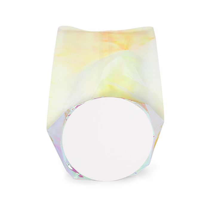 Plastic Bags round Bottom Iridescent 7x25,4 cm with paper insert (50 pieces) [RPBGH2]