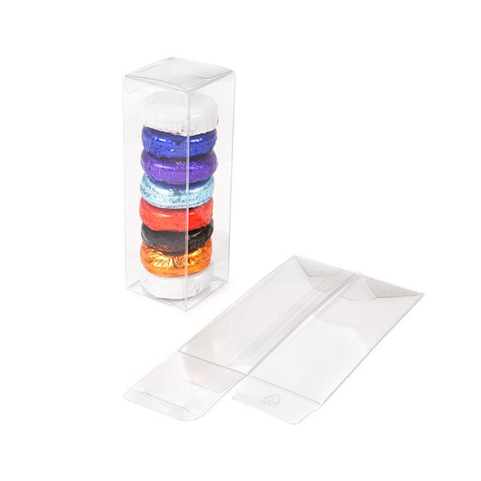 rPET Crystal Clear Pop & Lock Box 5.1x5.1x15.2 cm (25 pieces) [PLB137R]