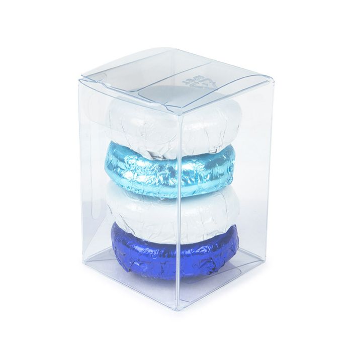 rPET Crystal Clear Pop & Lock Box 5.1x5.1x7.6 cm (25 pieces) [PLB139R]