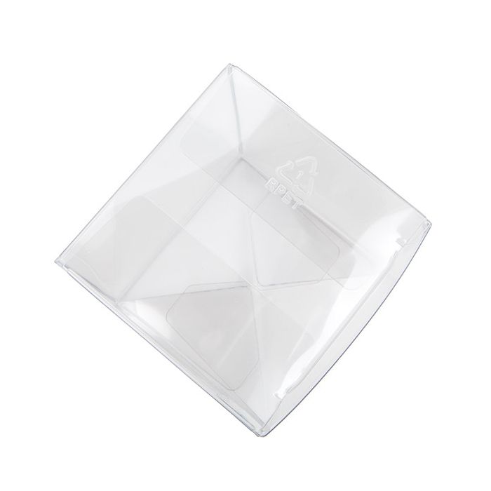 rPET Crystal Clear Pop & Lock Box 6.4x6.4x9.2 cm (25 pieces) [PLB140R]
