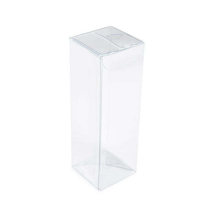 rPET Crystal Clear Pop & Lock Box 4.1x4.1x12.7 cm (25 pieces) [PLB34R]
