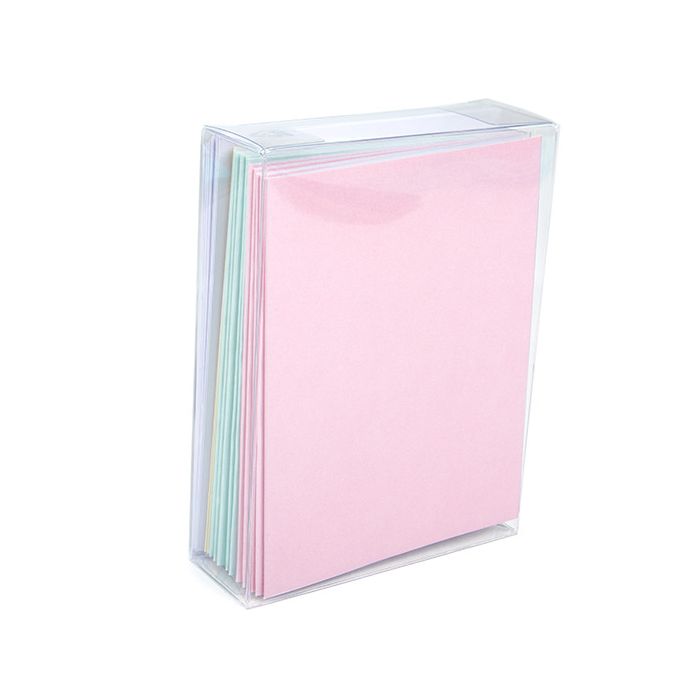 rPET Crystal Clear Pop & Lock Box 11.4x3.8x14.9 cm (25 pieces) [PLB74R]