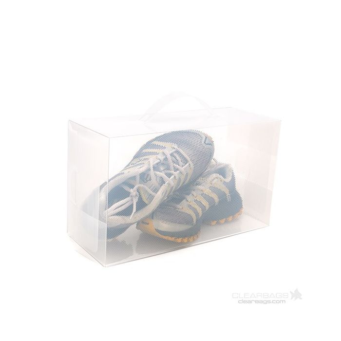 Plastic Gift Boxes for Gentlemen's shoes Frost 19.5x13x34cm with Handle (3 pieces) [SB2]