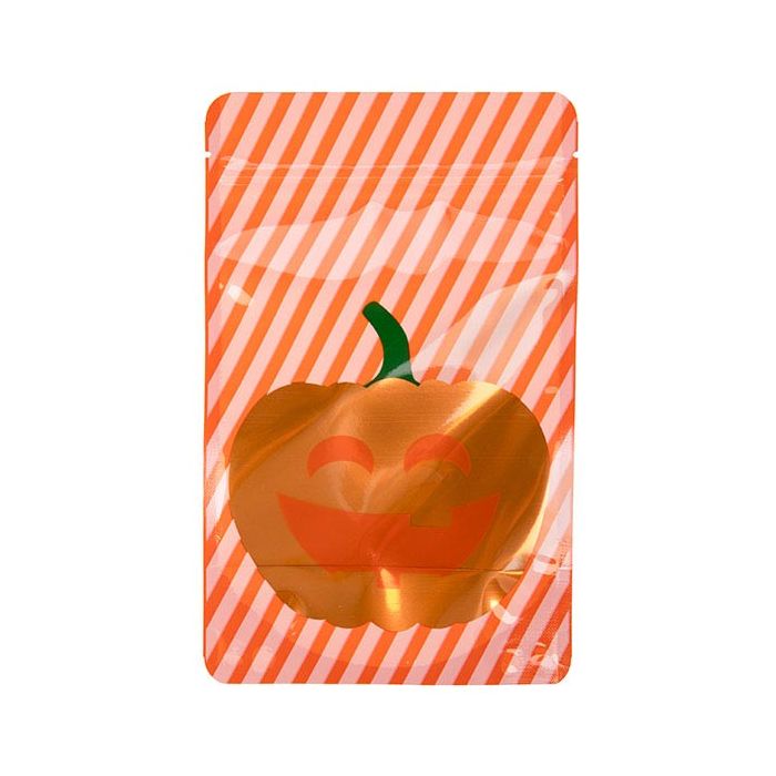 Stand Up Pouches Orange pumkin 13x7,9x20,6cm (25 Pieces) [ZBGW3P]