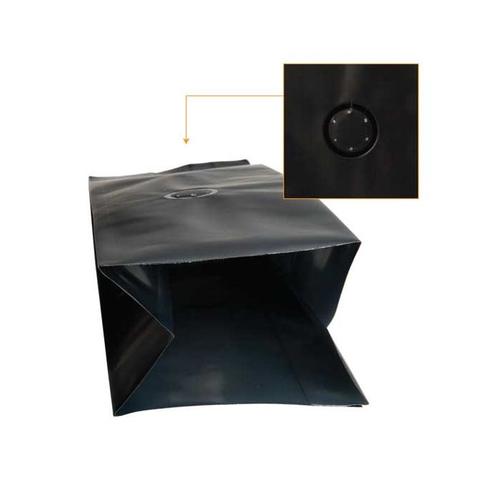 Coffee Pouches Matt Black with Valve 8x6x26cm 285 grams (50 pieces) [SGC1BM]