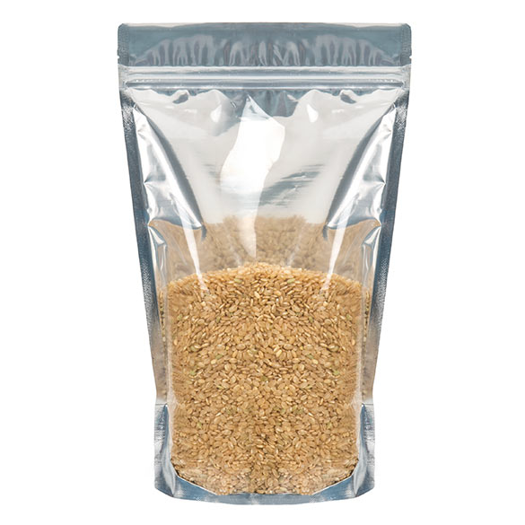 Stand Up Pouches Transparent/Gold 18.9x11.4x29.4cm | 393 grams (100 pieces) [ZBGG6H11]