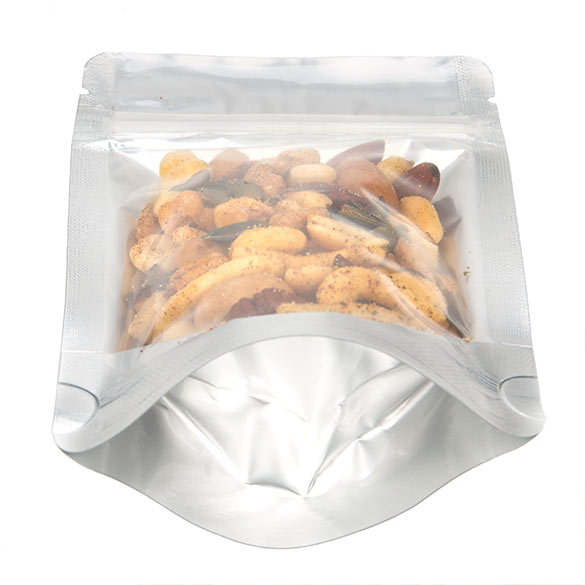 Stand Up Pouches Transparent/Silver 9.5x5.5x15.5cm | 57 grams (100 pieces) [ZBGS35]