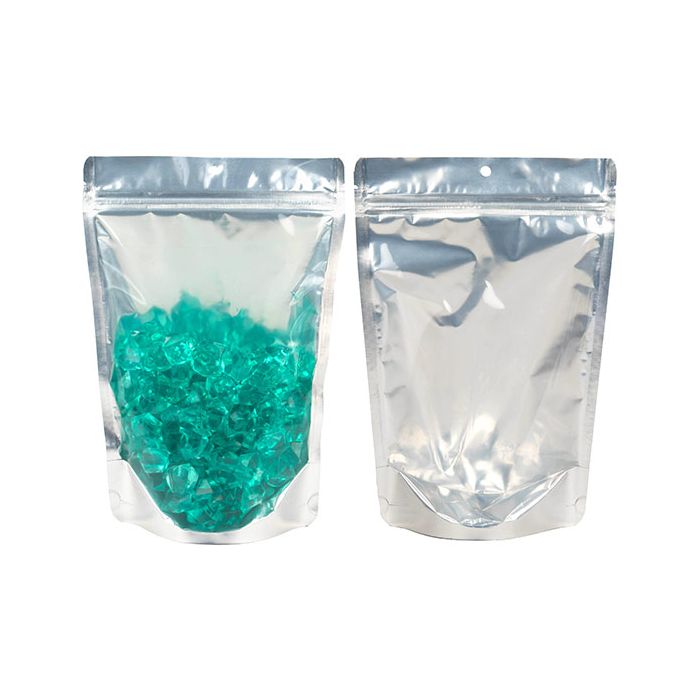 Stand Up Pouch Silver 17.8x9.8x25.2 cm (100 pieces) [ZBGS69H]