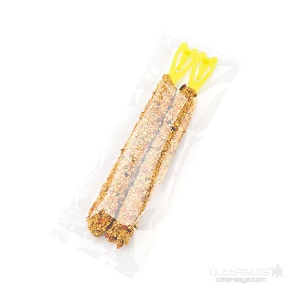 Plastic Bags "Heat Seal" 7.7x20.3cm laminated (100 pieces) [SLB38]