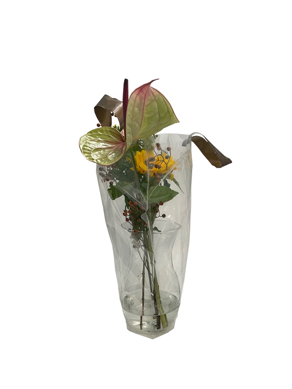 Sleeve with handles for flower vases large 60x53x17cm bottom (50 pcs) [SL003889A]