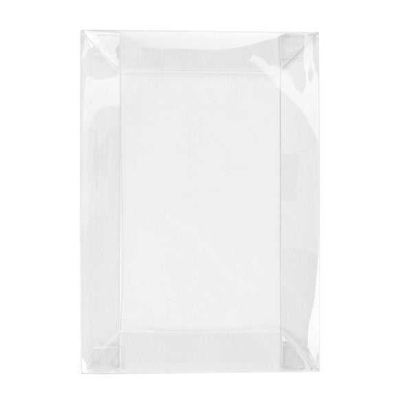 Lid Foldable and crystal Clear 9.7x1.7x13.8cm (25 pieces) [BT10]