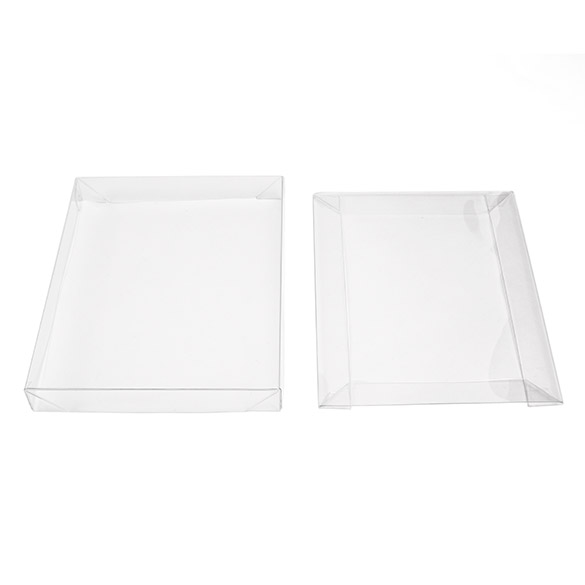 Lid Foldable and crystal Clear 11.6x1.6x15.4cm (25 pieces) [BT3]