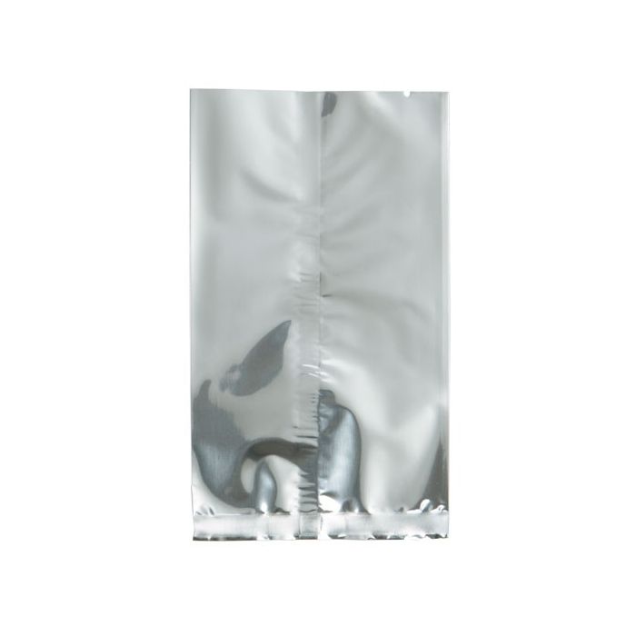 Plastic Bags Silver 9.5x16cm Metallised and Sealable (100 pieces) [SMB3X6QS]