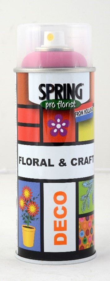 Flower and Hobby Spray Paint Pink Matt 400 ml (1 can)