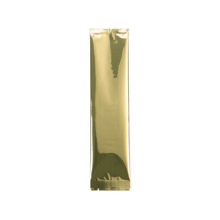 Plastic Bags Gold 5x20.3cm Premium and Sealable (100 pieces) [SVP28G]