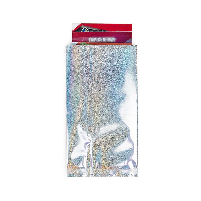 Flat Heat Seal Bags Glitter Holographic 7,6x14 cm (25 pieces) [SVP35HHG]