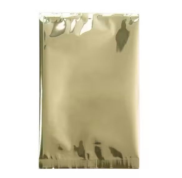 Plastic Bags Gold 10.2x15.2cm Metallised and Sealable (100 pieces) [SVP46G]