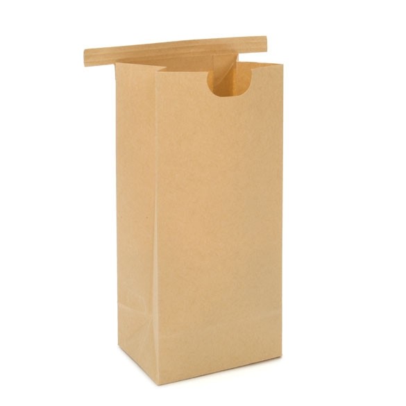 Kraft Bags Brown Reclosable 8.6x6.4x19.7cm (100 pieces) [TTB1K]