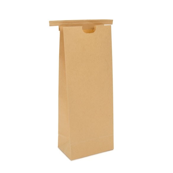 Kraft Bags Brown Reclosable 10.8x6.4x26.7cm (100 pieces) [TTB2K]
