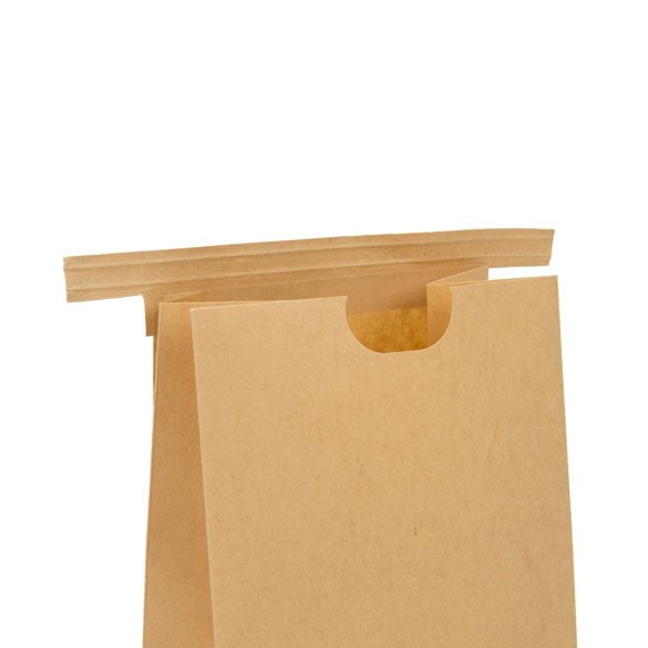 Kraft Bags Brown Reclosable 10.8x6.4x26.7cm (100 pieces) [TTB2K]