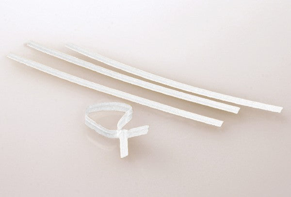 Tin Ties 15.2x0.4cm Paper White (1.000 pieces) [TT6WH]