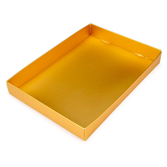 Kraft Gift Boxes Gold 13.7x2.5x19.1cm (25 pieces) [GD15]