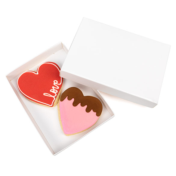 Kraft Gift Boxes White 13.7x2.5x19.1cm (25 pieces) [WH15]