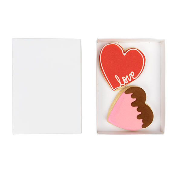 Kraft Gift Boxes White 13.7x2.5x19.1cm (25 pieces) [WH15]