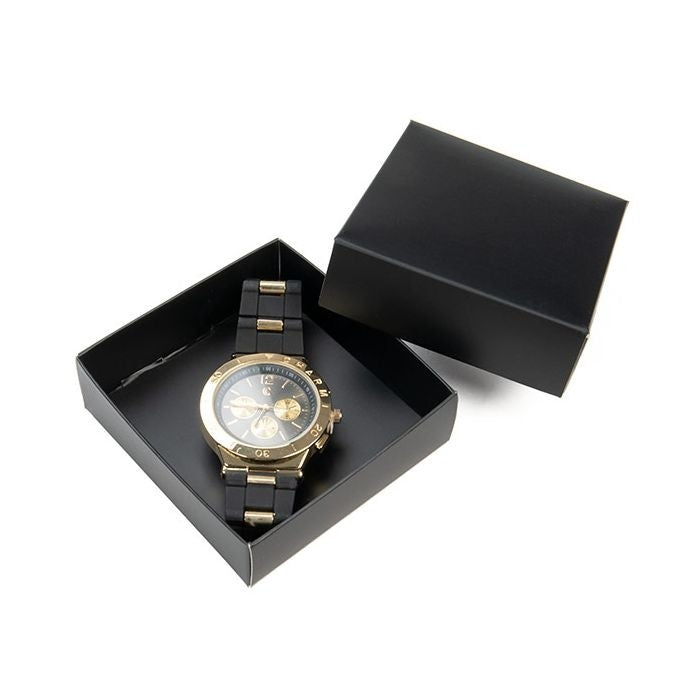 Black Kraft Gift Boxes Bottom 7.9x2.5x8.3cm (25 pieces) [BK356]