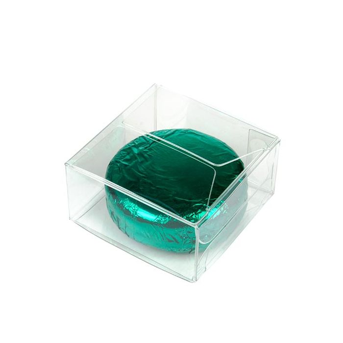 Plastic Gift Boxes 5.1x5.1x2.5cm Crystal Clear (50 pieces) [VB295]