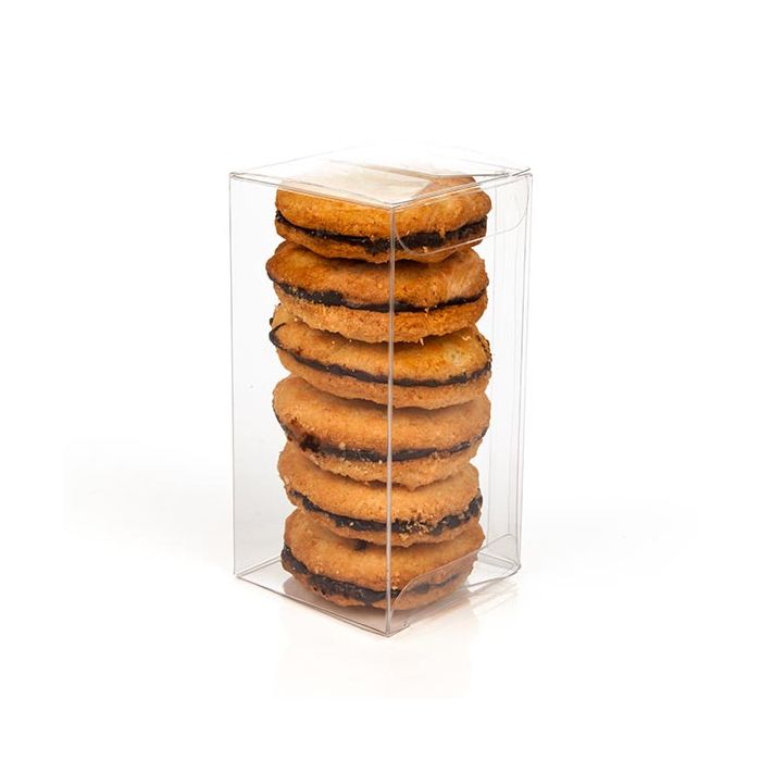 Plastic Gift Boxes 5.1x5.1x10.2cm Crystal Clear (50 pieces) [VB296]