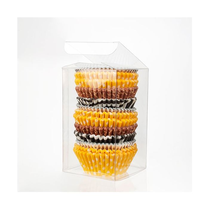 Plastic Gift Boxes 7.6x7.6x12.7cm Crystal Clear (50 pieces) [VB299]