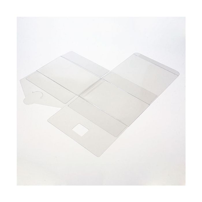 Plastic Gift Boxes 12.7x12.7x7.6cm Crystal Clear (50 pieces) [VB307]