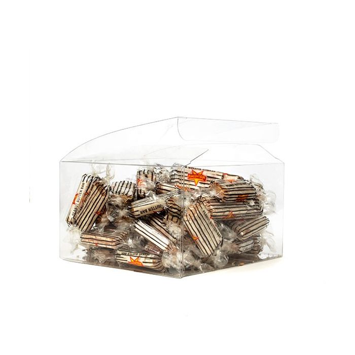 Plastic Gift Boxes 12.7x12.7x7.6cm Crystal Clear (50 pieces) [VB307]