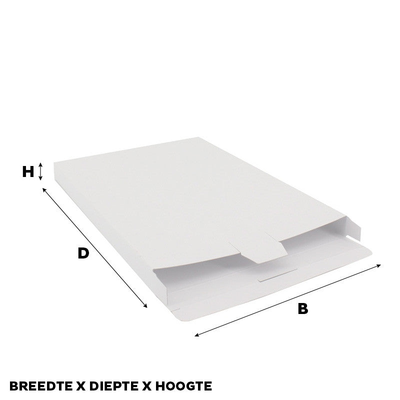 Shipping boxes 30,5x42x9cm White (50 pcs)