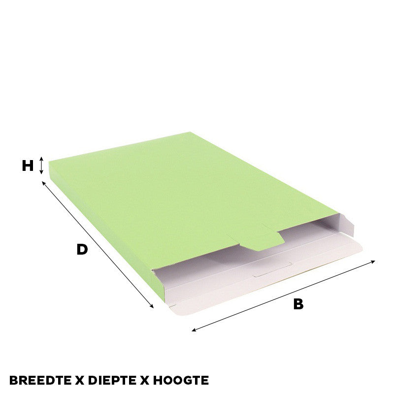 Shipping boxes 24x35x2,9cm Light green (50 pcs)