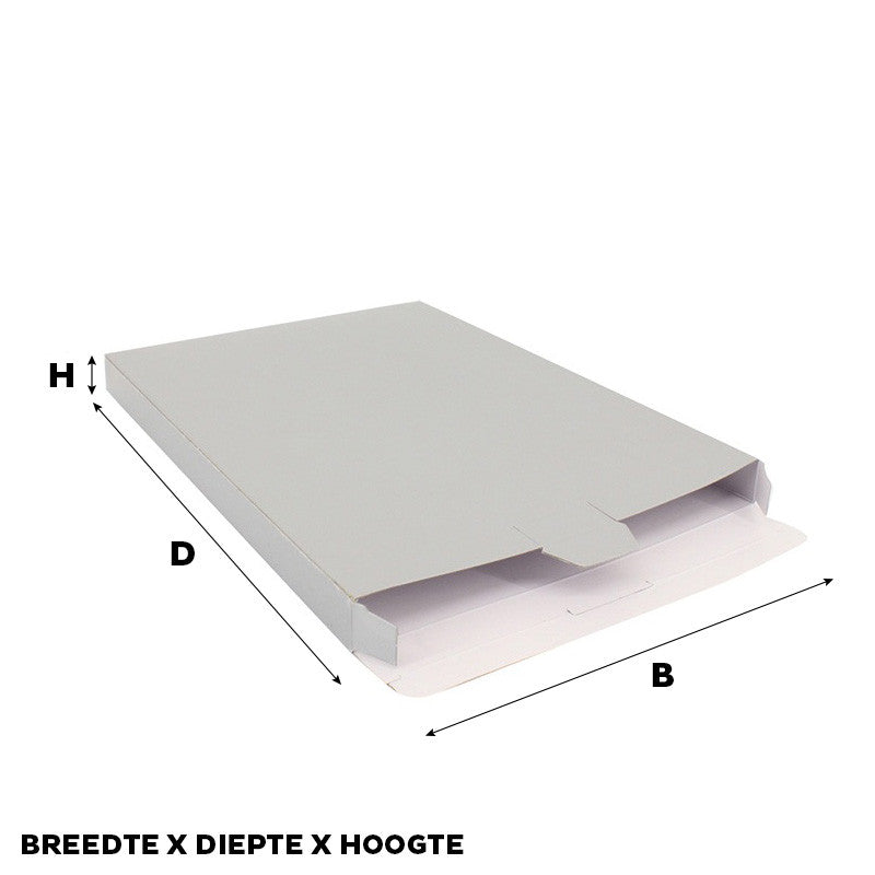 Shipping boxes 24x35x2,9cm Silver (50 pcs)