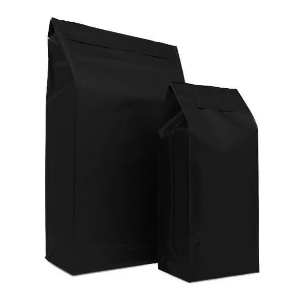 Plastic Mailing Bags 20+14x47 cm Black (125 pcs)