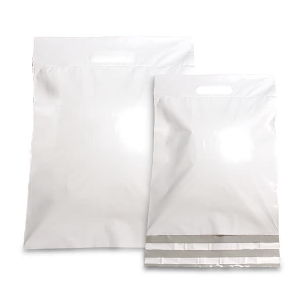 Plastic Mailing Bags 45x56+7cm White (250 pcs) [FP-VZQ035]
