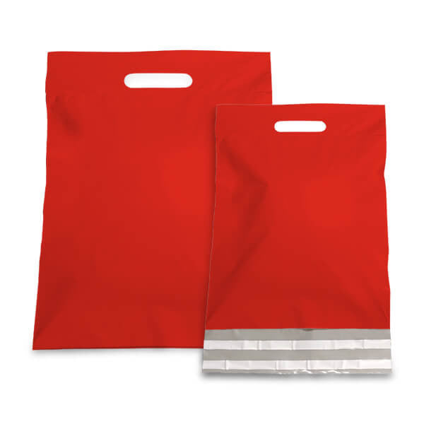 Plastic Mailing Bags 45x56+7cm Red (250 pcs) [FP-VZQ041]