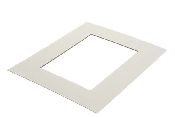 Mount Board White/Black Core 32.1x47.3cm Window - Outer size 45.7x61cm (10 pieces) [MS20206]