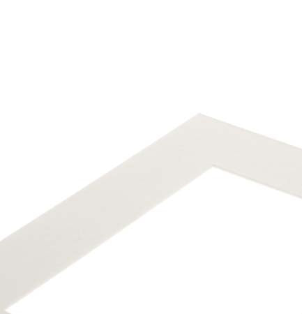 Mount Board bright White 19.4x24.5cm Window - Outer size 27.9x35.6cm (10 pieces) [MS20088]