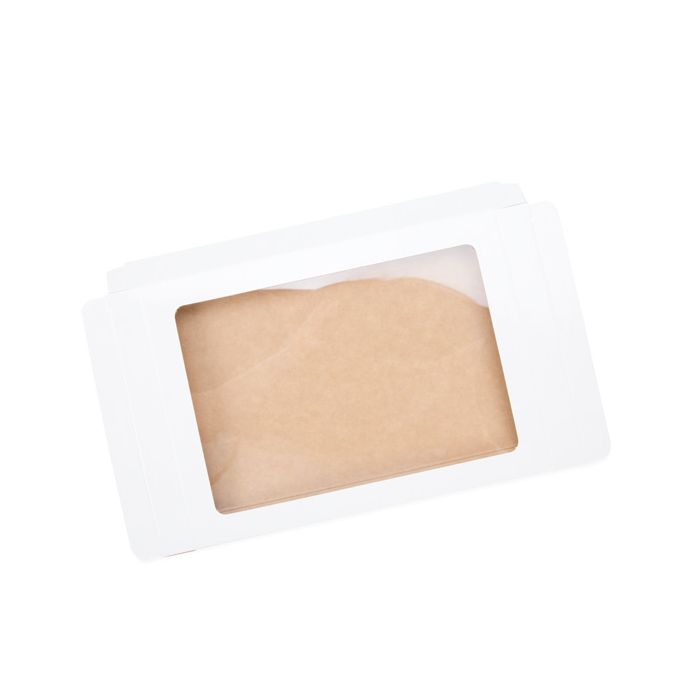 Kraft Gift Boxes glossy White 9.5x1.5x13.2cm (25 pieces) [WGWG10]