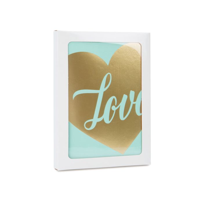 Kraft Gift Boxes glossy White 12.5x1.5x16.8cm with Window (25 pieces) [WGWG2]