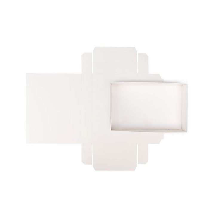 Kraft Box Bottom White 15,2x3,8x24,1 cm (25 pieces) [WH13]