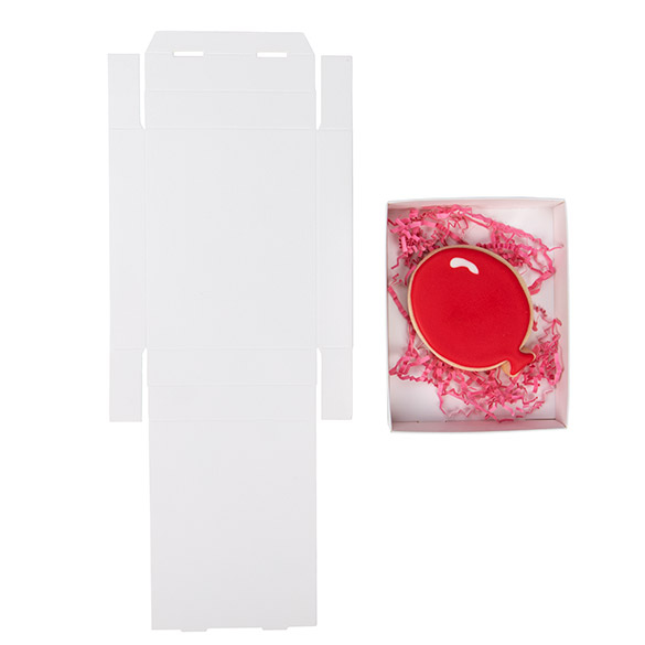 Kraft Gift Boxes White 11.4x2.5x15.2cm (25 pieces) [WH17]