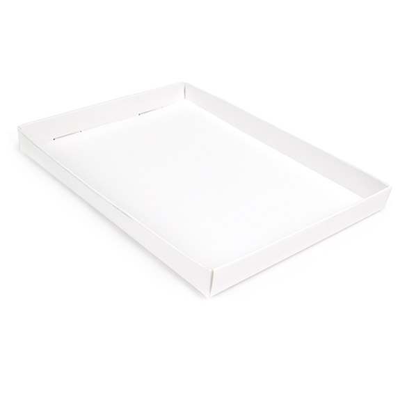 Kraft Gift Boxes White 12.4x1.6x17.1cm (25 pieces) [WH2]