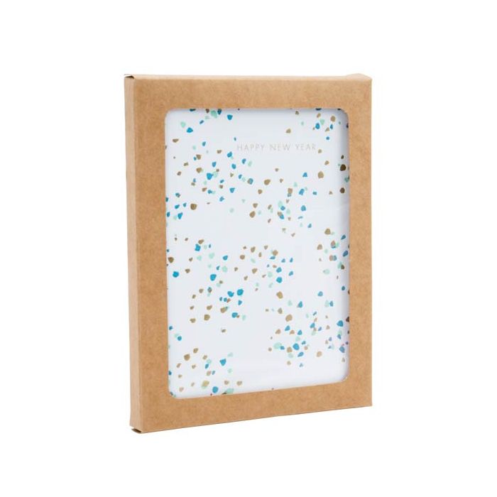 Kraft Gift Boxes with Window 11.5x1.3x15cm (25 pieces) [WKRG6]