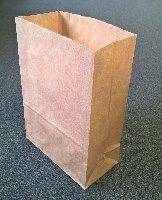 Block Bottom Bags Kraft 70 g/m2 22x11x30cm